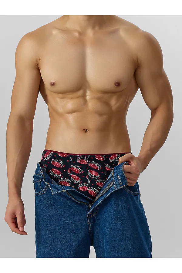 Трусы MARK FORMELLE, бутерброды с икрой на черном - фото 2