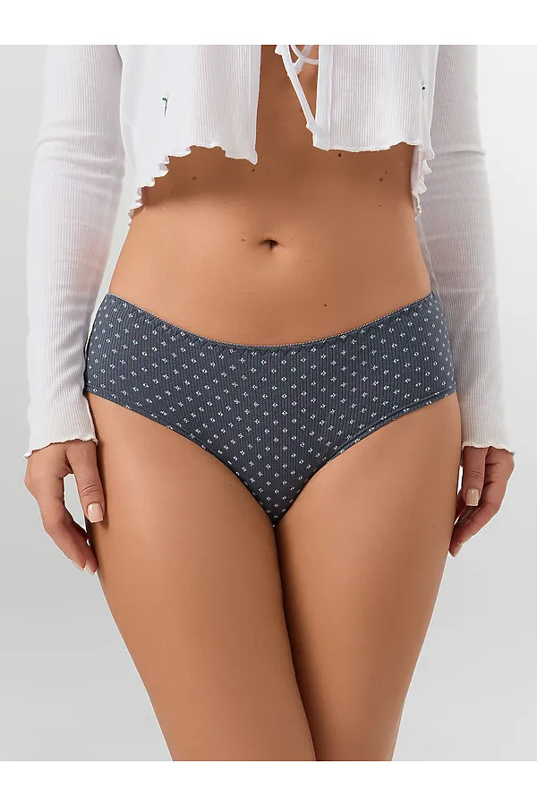 Трусы MARK FORMELLE, мелкий узор на сером - фото 2