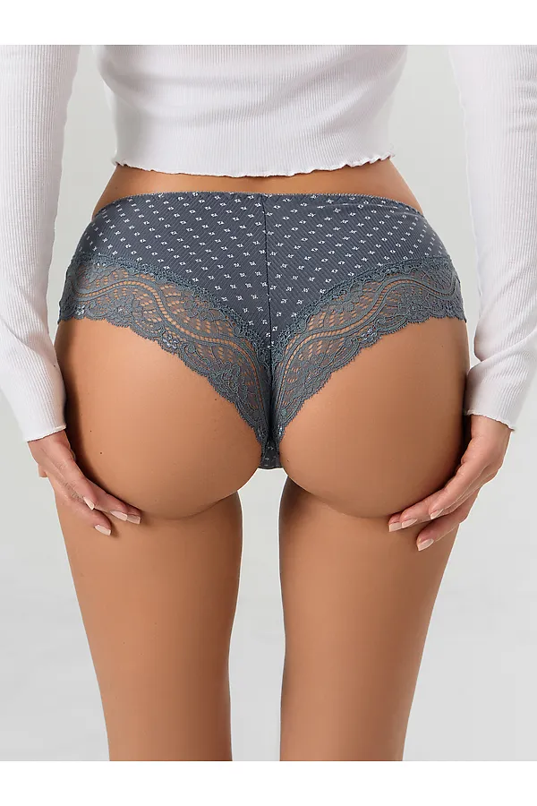 Трусы MARK FORMELLE, мелкий узор на сером - фото 2