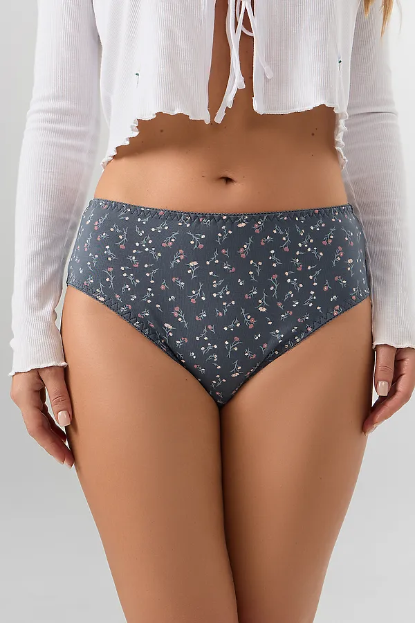 Трусы MARK FORMELLE, цветы на т.сером - фото 2