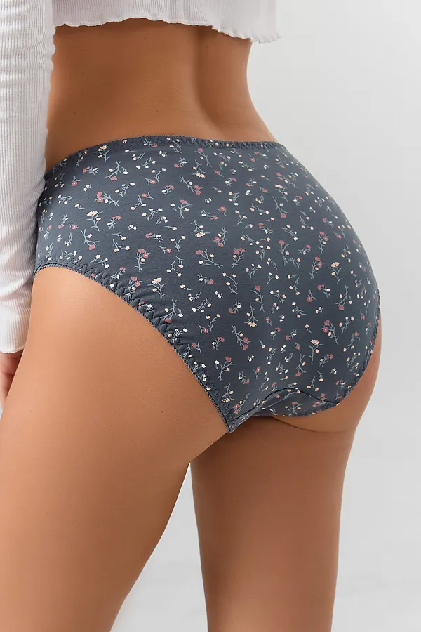 Трусы MARK FORMELLE, цветы на т.сером - фото 2