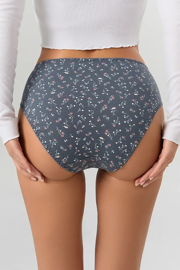 Трусы MARK FORMELLE, цветы на т.сером - фото 2