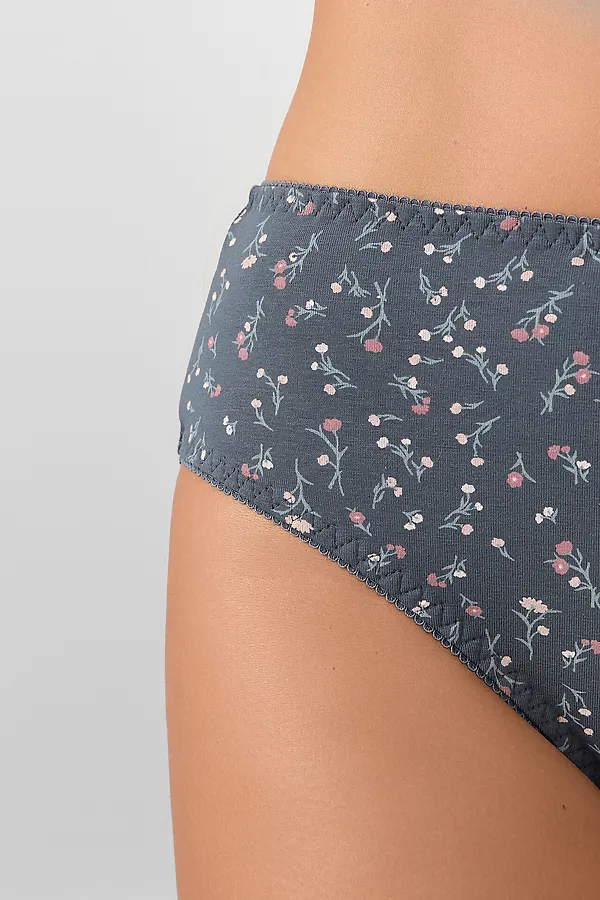 Трусы MARK FORMELLE, цветы на т.сером - фото 2