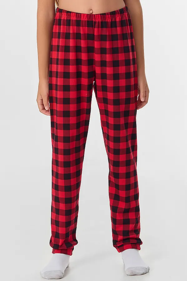 Пижама MARK FORMELLE, черный +черно -красная клетка - фото 2