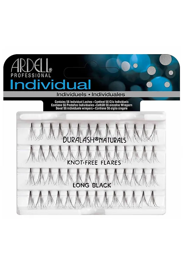 Ardell Безузелковые пучки ресниц / DuraLash, длинные, черный KRISTALLER, чёрный - фото 2