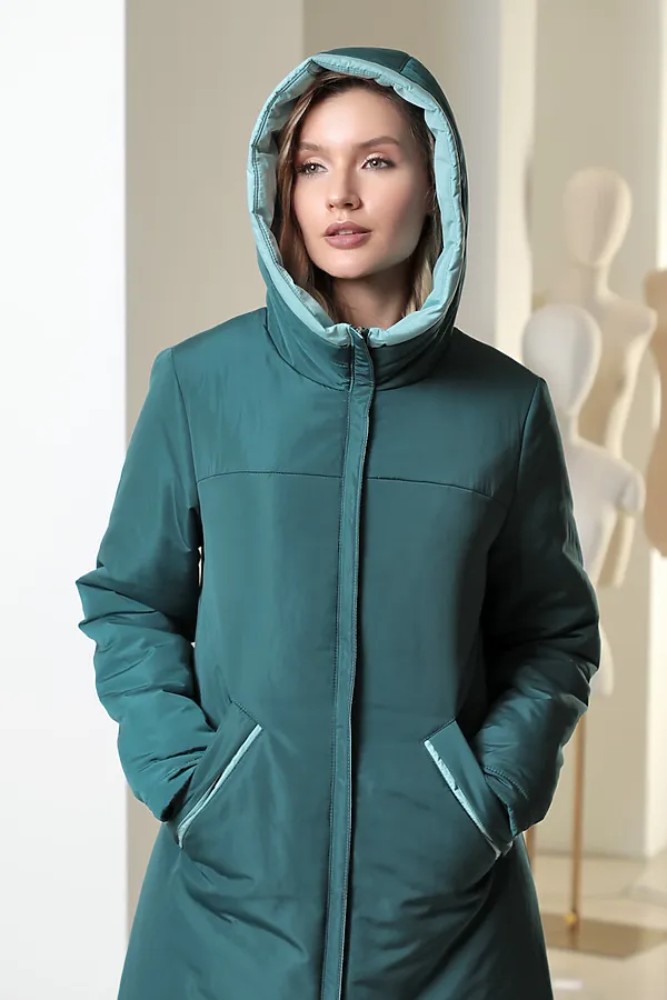 Пальто DIZZYWAY, т.зеленый - фото 2