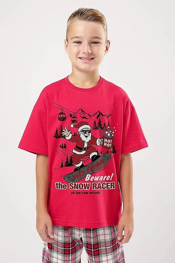 Пижама CLEVER, красный - фото 2