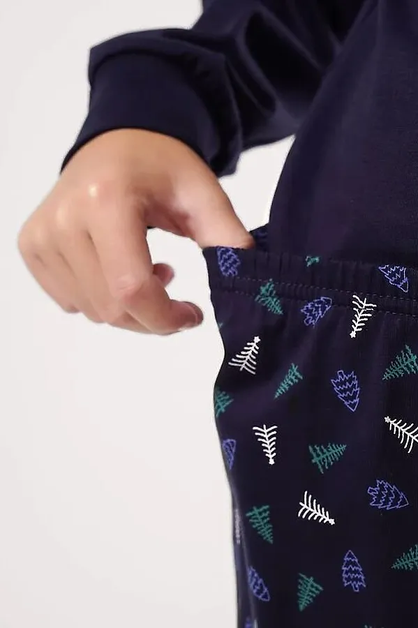 Пижама CLEVER, т.синий - фото 2