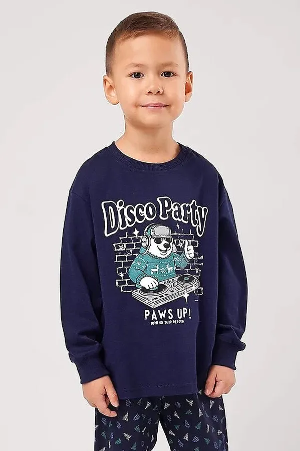 Пижама CLEVER, джинсовый - фото 2