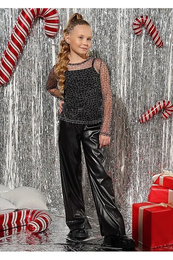 Лонгслив CLEVER, чёрный/св.серый - фото 2