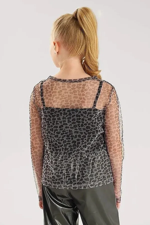 Лонгслив CLEVER, чёрный/св.серый - фото 2