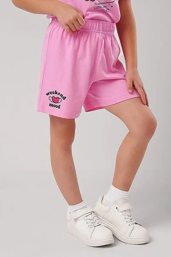 Комплект (Футболка+Шорты) CLEVER, розовый - фото 2