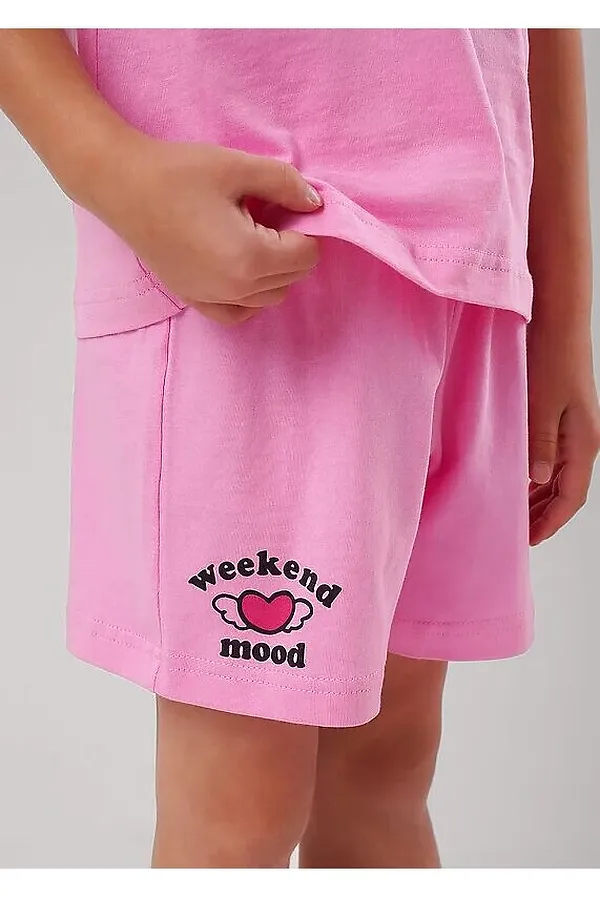 Комплект (Футболка+Шорты) CLEVER, розовый - фото 2