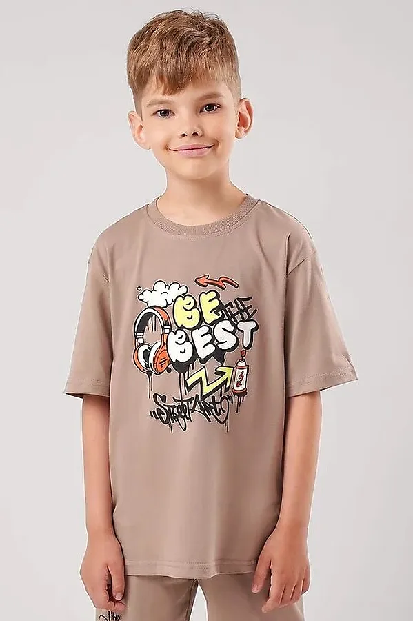 Комплект (Футболка+Шорты) CLEVER, т.бежевый - фото 2