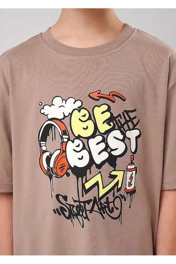 Комплект (Футболка+Шорты) CLEVER, т.бежевый - фото 2