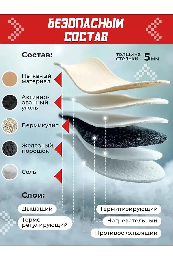 Стельки 61216 НАТАЛИ, в ассортименте - фото 2