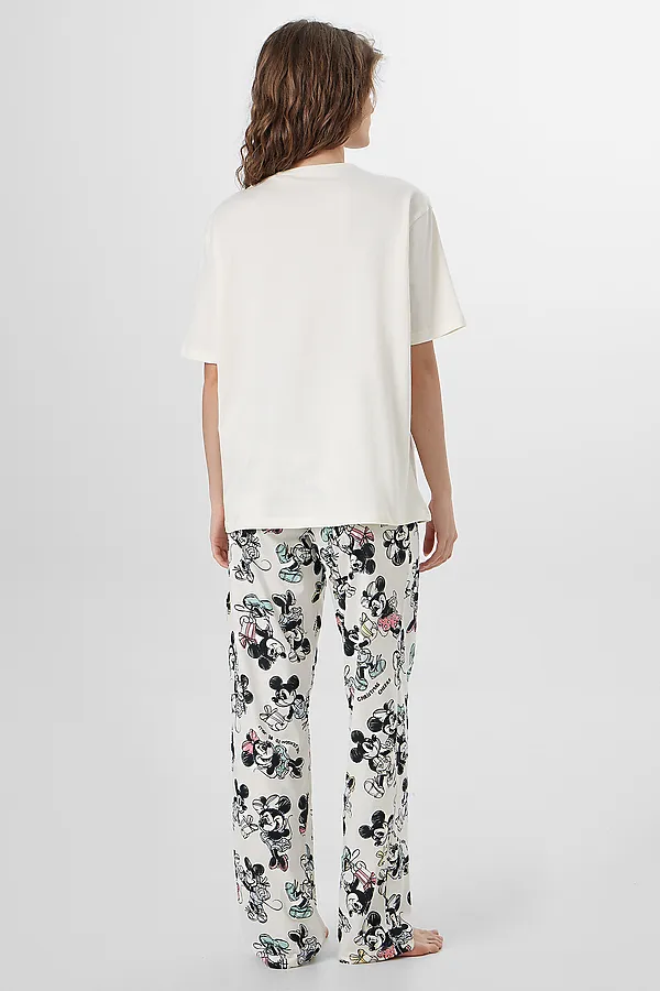 Пижама MARK FORMELLE, молочный +микки/минни на молочном - фото 2