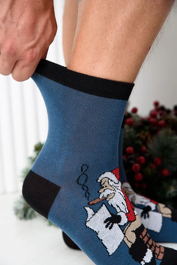 Носки стандарт Пресса НАТАЛИ, индиго - фото 2