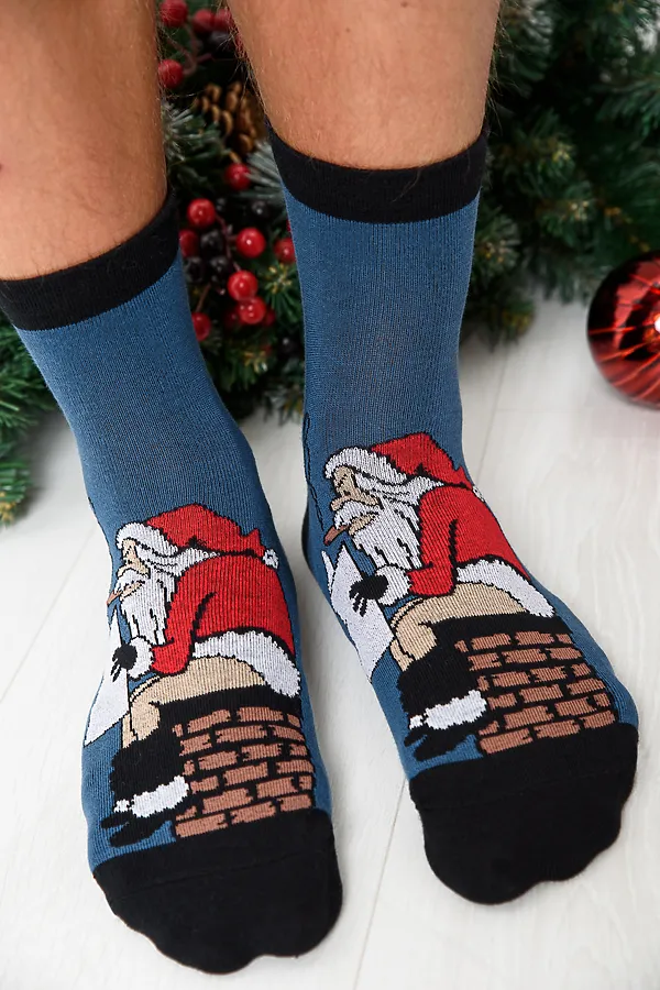 Носки стандарт Пресса НАТАЛИ, индиго - фото 2