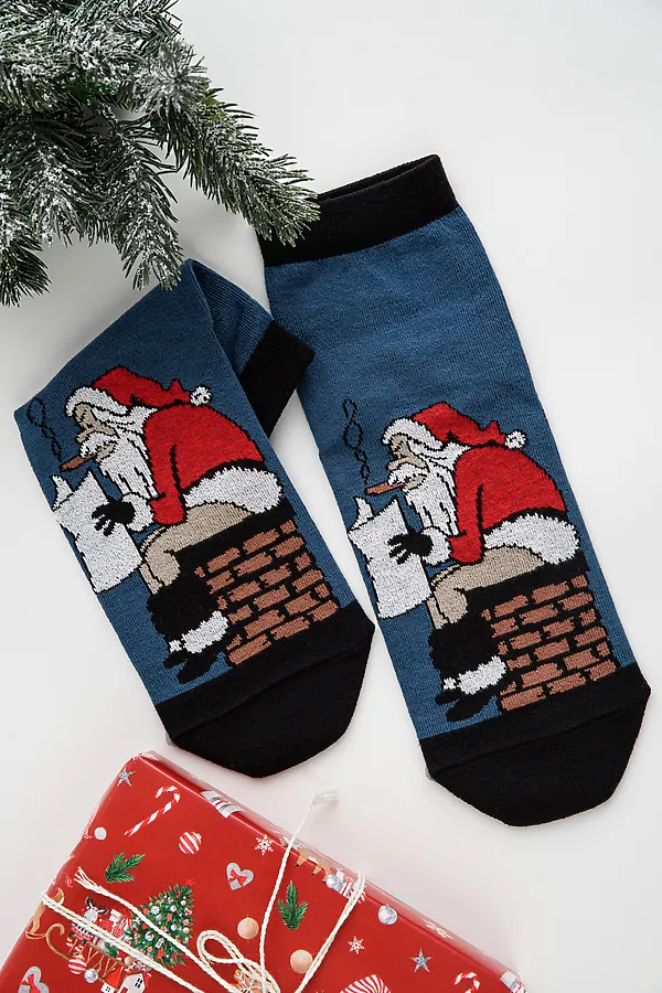 Носки стандарт Пресса НАТАЛИ, индиго - фото 2