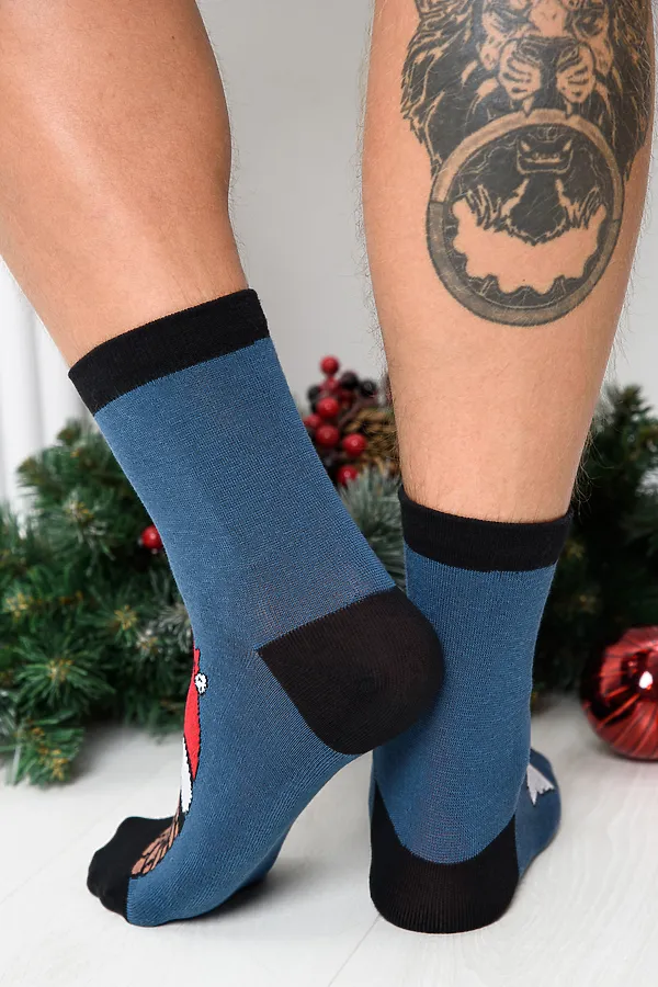 Носки стандарт Пресса НАТАЛИ, индиго - фото 2