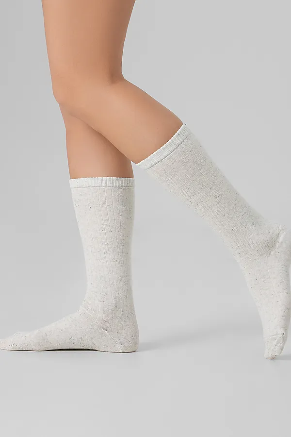 Носки MARK FORMELLE, молочный меланж - фото 2