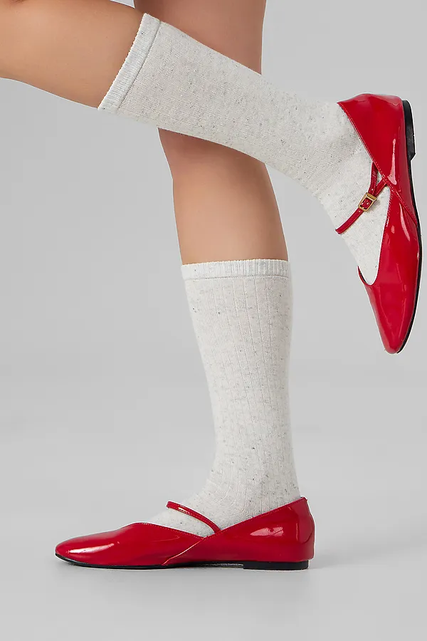 Носки MARK FORMELLE, молочный меланж - фото 2