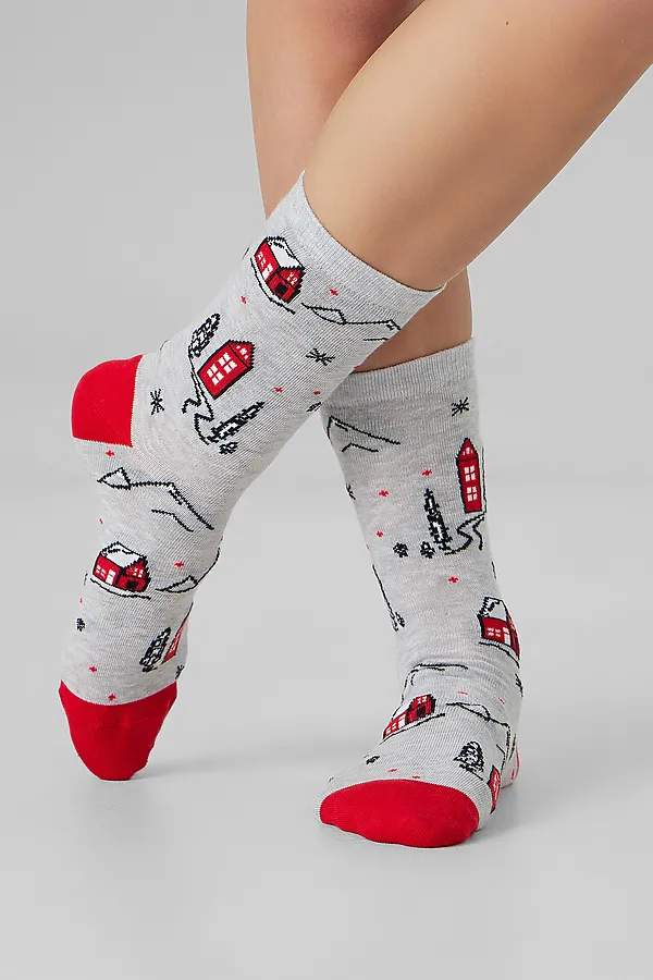 Носки MARK FORMELLE, св.серый меланж - фото 2