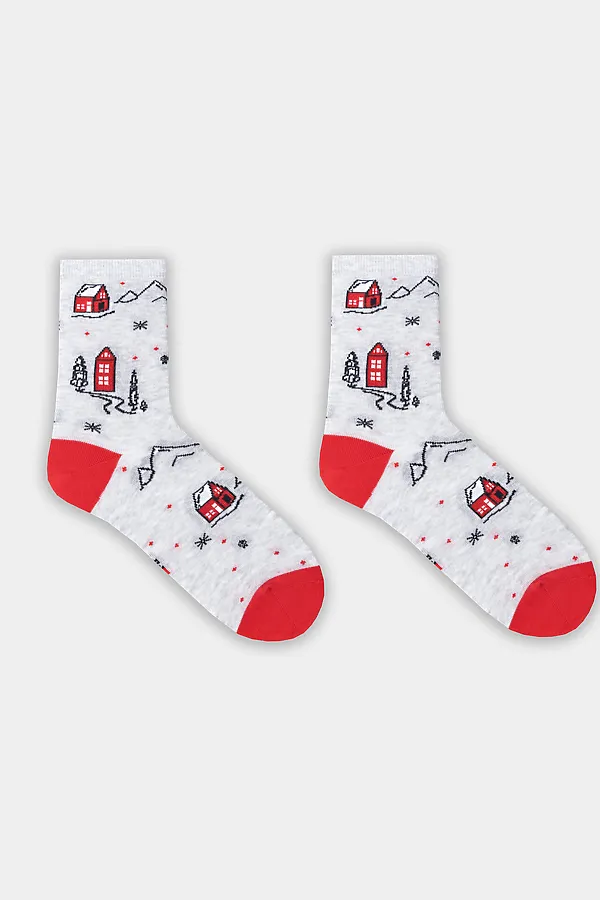 Носки MARK FORMELLE, св.серый меланж - фото 2