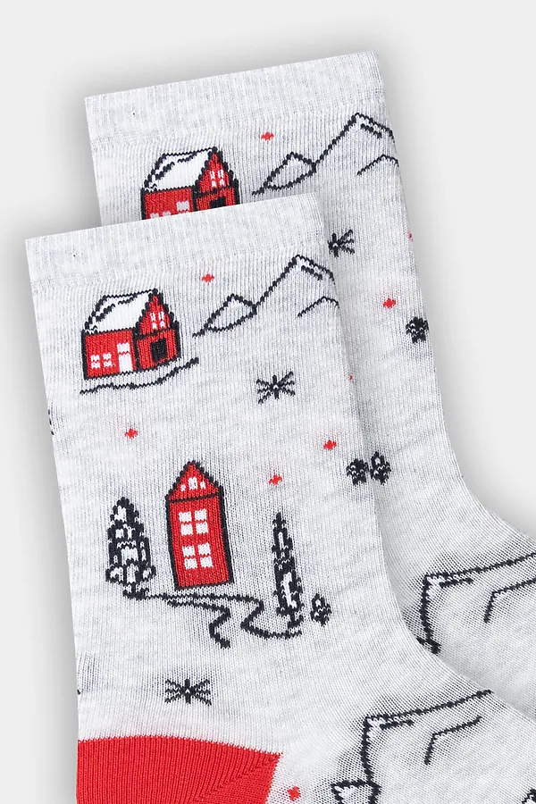 Носки MARK FORMELLE, св.серый меланж - фото 2