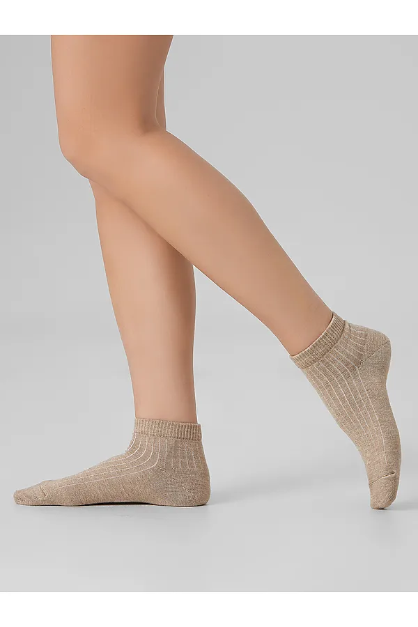 Носки MARK FORMELLE, бежевый меланж - фото 2