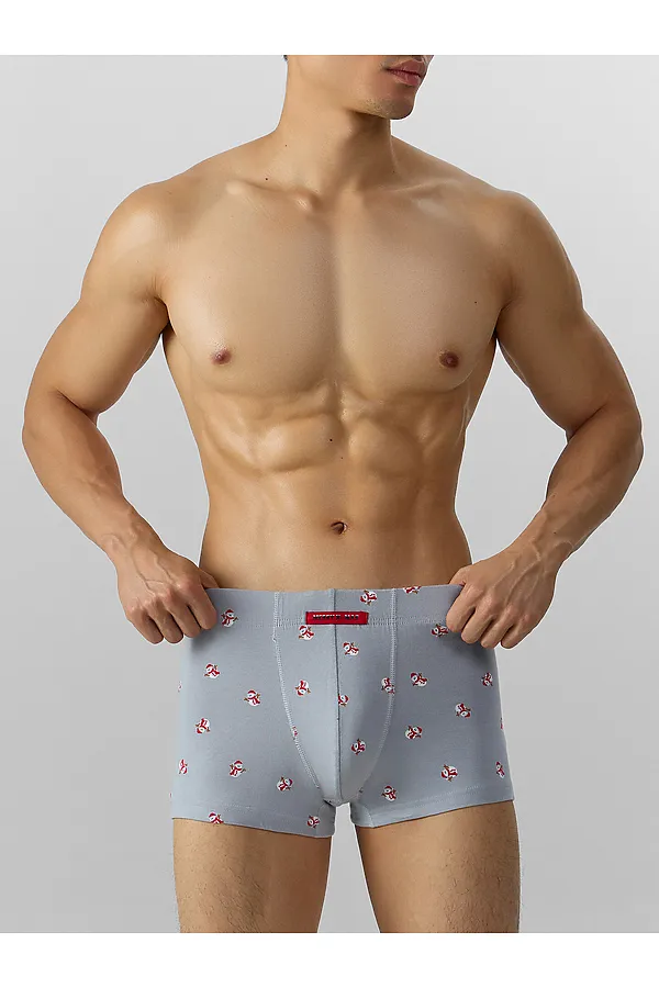 Трусы MARK FORMELLE, снеговики на сером - фото 2