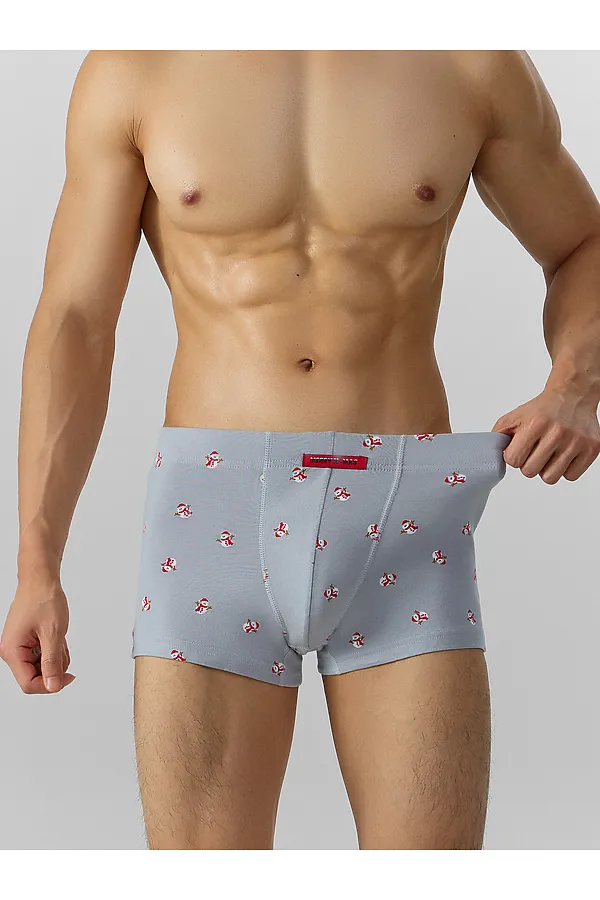 Трусы MARK FORMELLE, снеговики на сером - фото 2