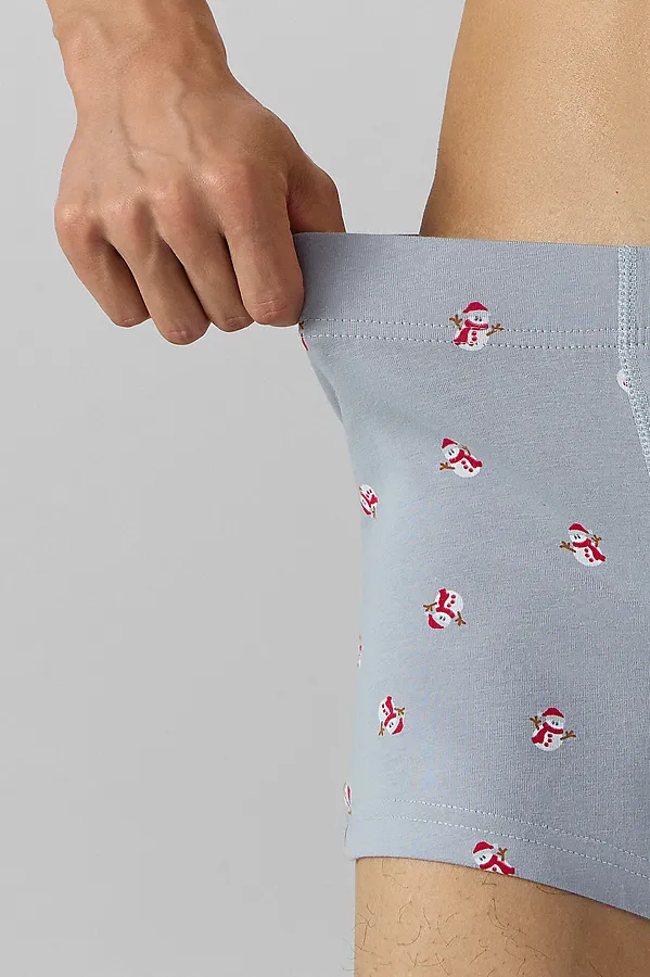 Трусы MARK FORMELLE, снеговики на сером - фото 2