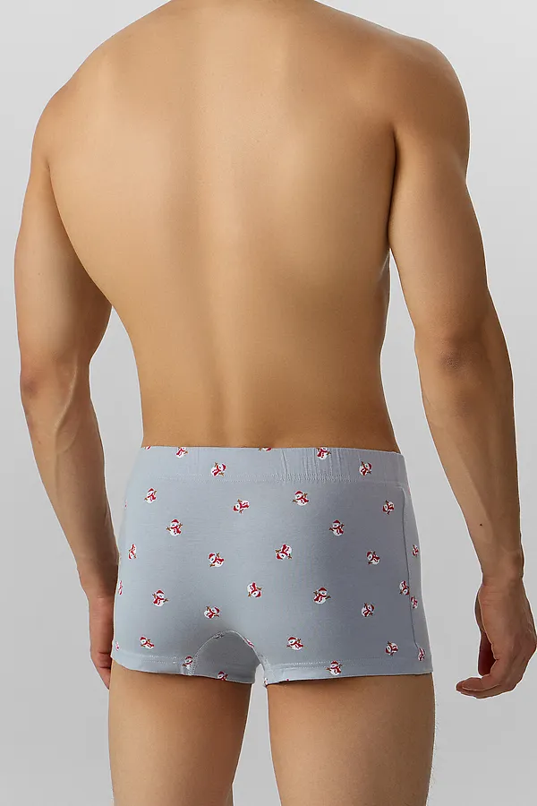 Трусы MARK FORMELLE, снеговики на сером - фото 2