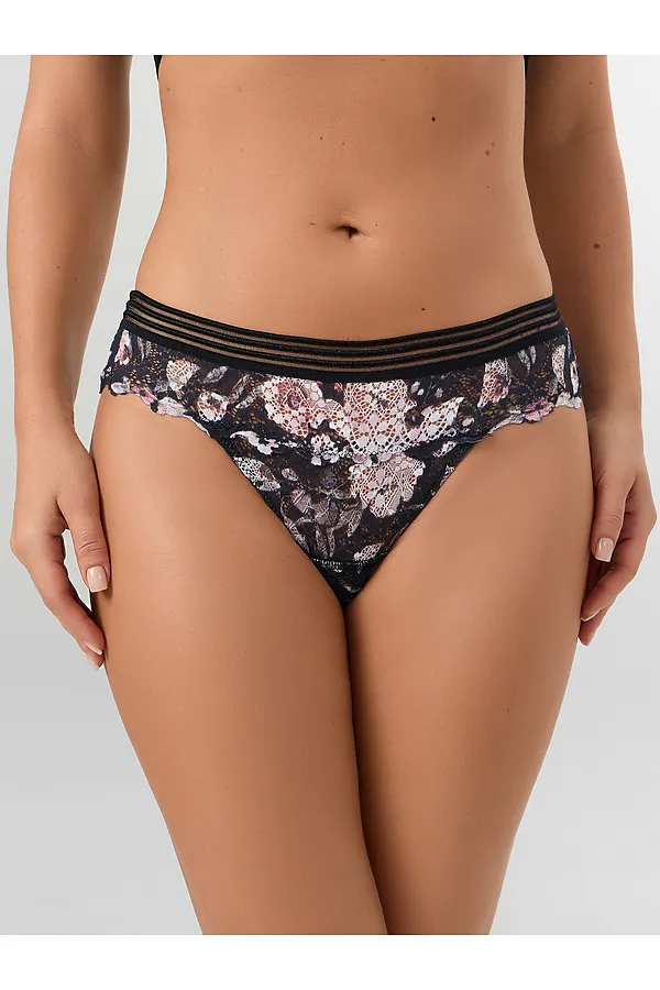 Трусы MARK FORMELLE, цветы на черном1 - фото 2