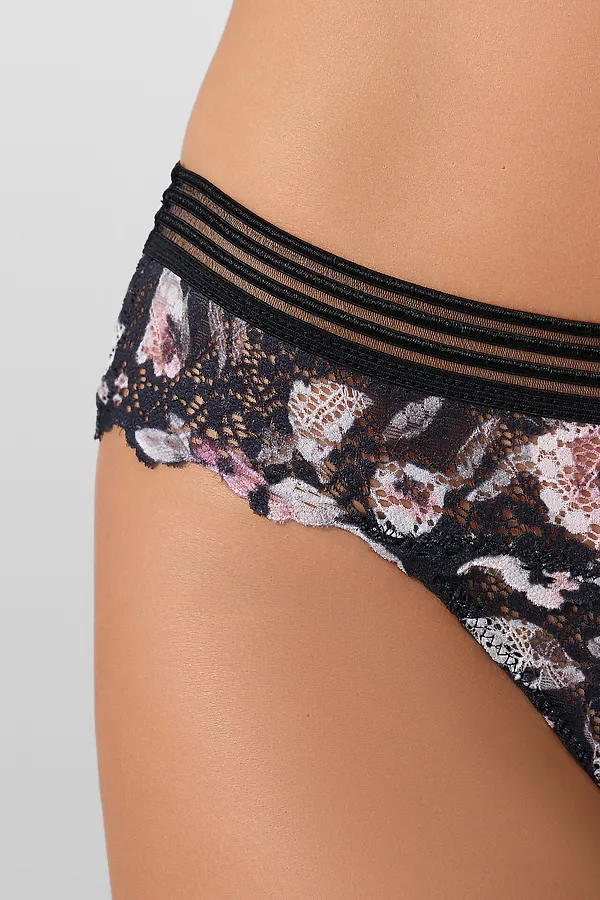 Трусы MARK FORMELLE, цветы на черном1 - фото 2