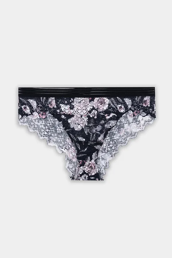 Трусы MARK FORMELLE, цветы на черном1 - фото 2