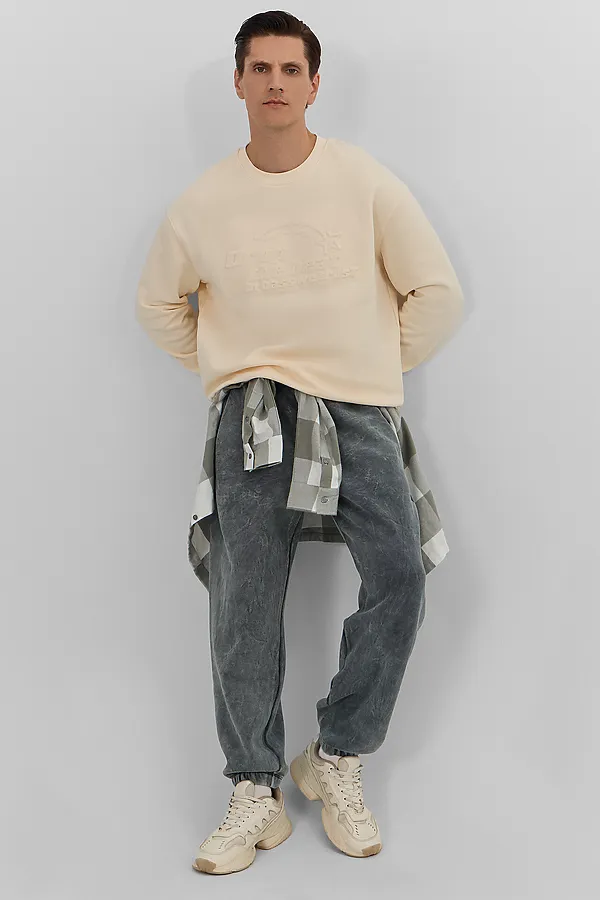 Брюки MARK FORMELLE, acid wash графит - фото 2