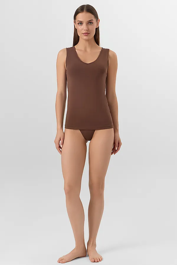 Майка MARK FORMELLE, шоколад - фото 2