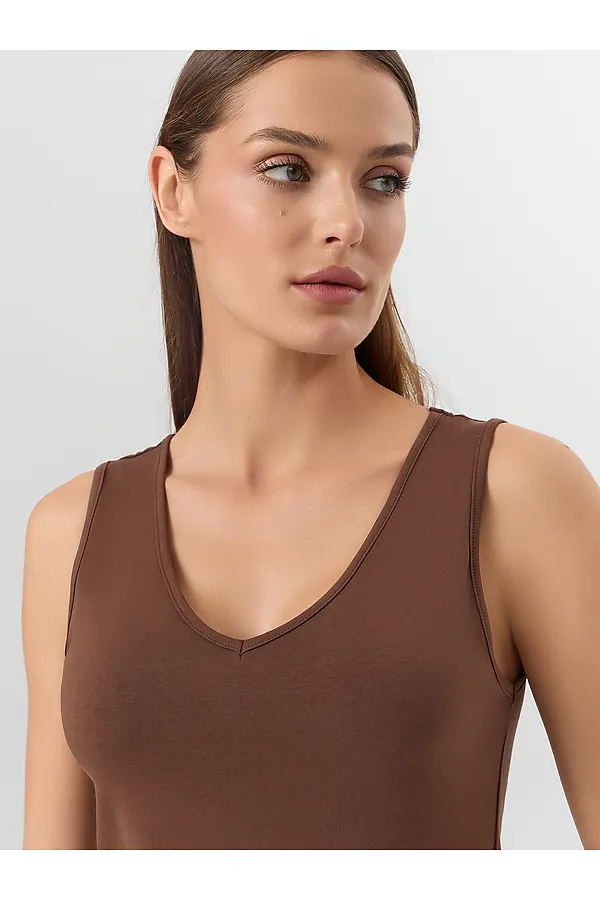 Майка MARK FORMELLE, шоколад - фото 2