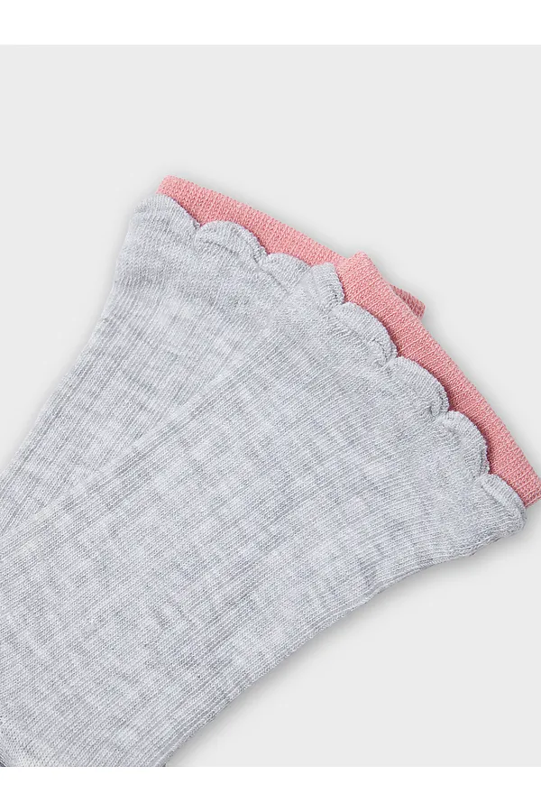 Носки MARK FORMELLE, св.сер.меланж /сухая роза - фото 2