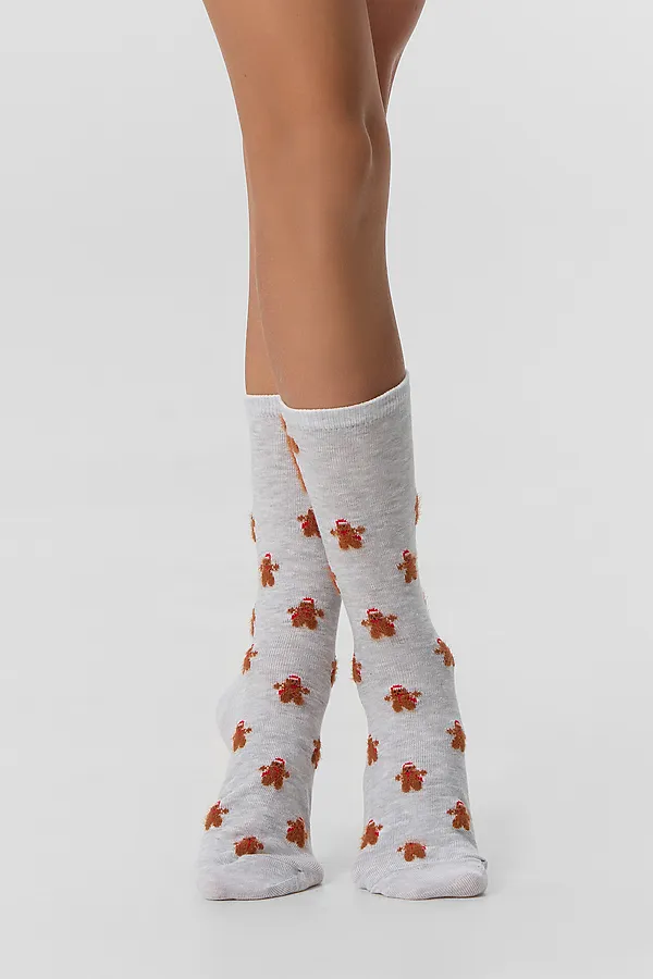 Носки MARK FORMELLE, св.серый меланж - фото 2