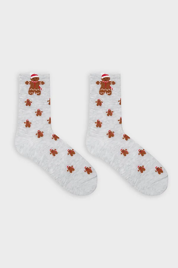 Носки MARK FORMELLE, св.серый меланж - фото 2