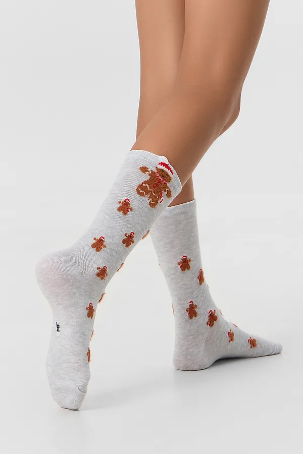 Носки MARK FORMELLE, св.серый меланж - фото 2