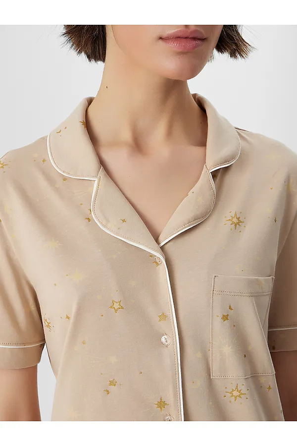 Пижама MARK FORMELLE, звезды на песочном - фото 2