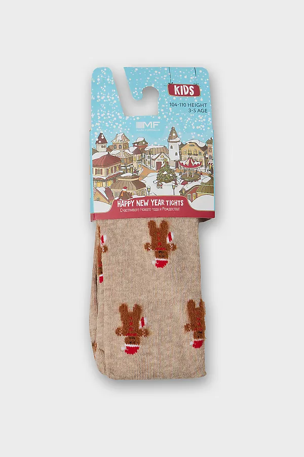 Колготки MARK FORMELLE, бежевый меланж - фото 2