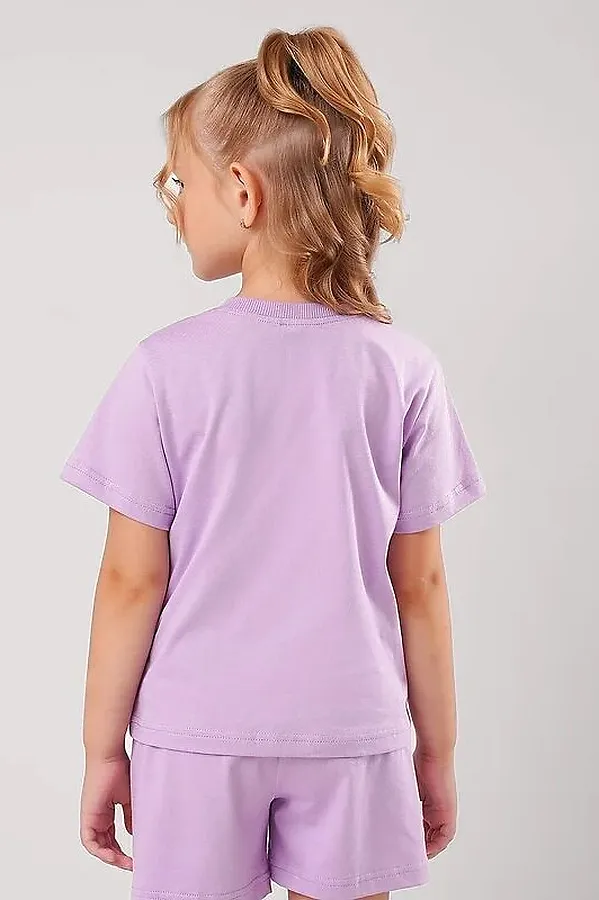Комплект (Футболка+Шорты) CLEVER, св.фиолетовый - фото 2