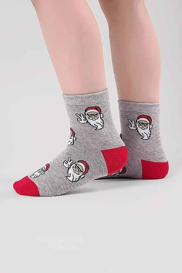 Носки CLEVER, меланж серый - фото 2