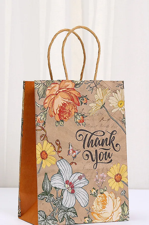 Набор крафт-пакетов подарочных 2 шт НАТАЛИ, желтый/красный - фото 2